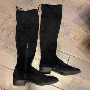 Circus by Sam Edelman Tall Knee-High Black Suede Boots size 9.5